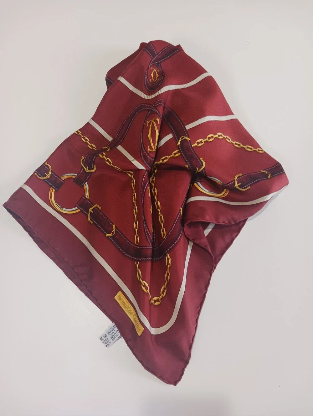 Vintage Cartier Silk Scarf